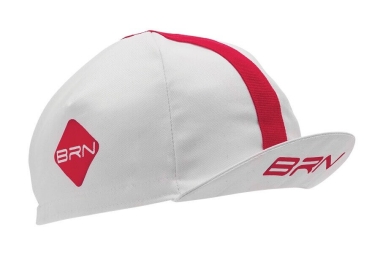 Cycling cap BRN White / Red