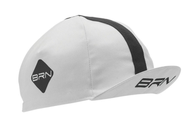 Cycling cap BRN White / Black