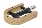 Comprar Pedales Elegance negros de madera miel
