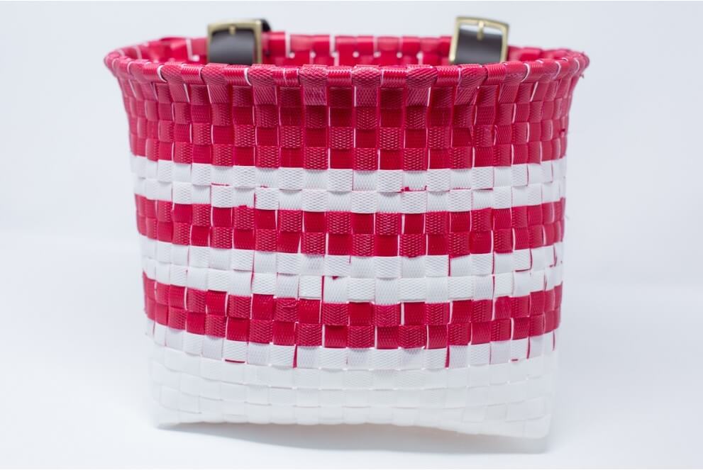 Comprar Cesta de fleje Roja - Blanca