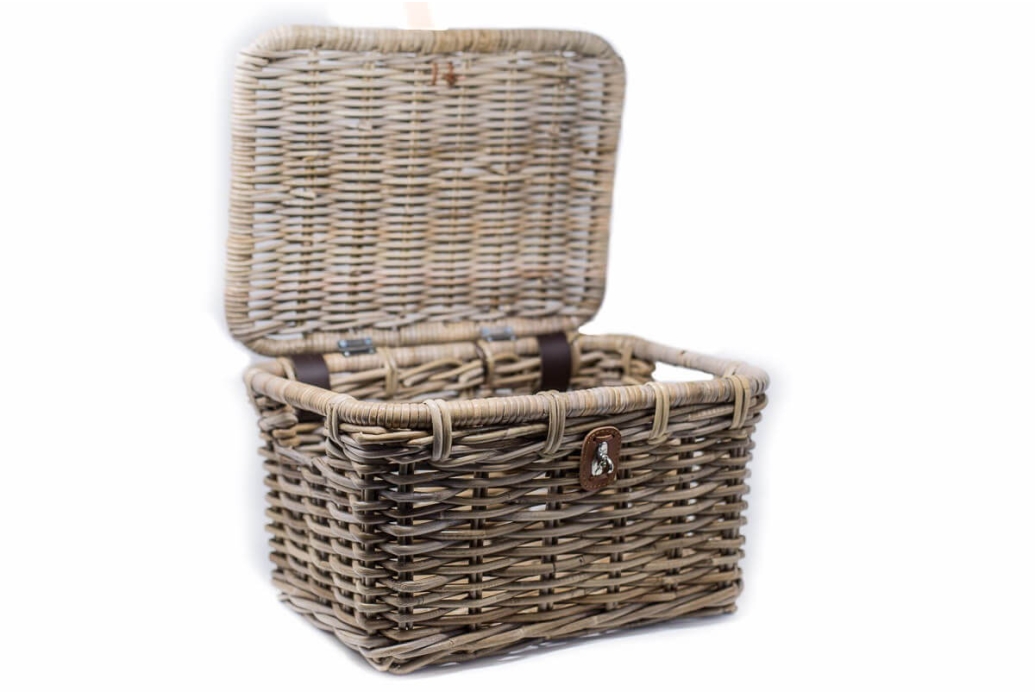 Abaodam Ovaler Weidenkorb Mit Deckel - Vielseitiger Aufbewahrungskorb Für Küche & Wohnzimmer