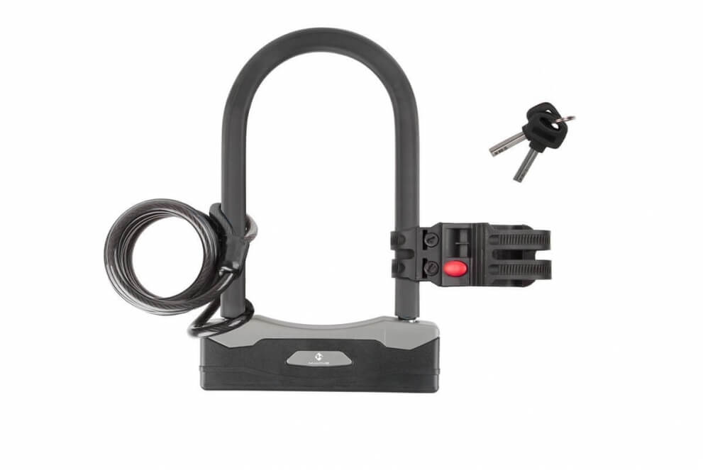 Comprar Candado U-Lock B247 negro con cable