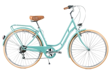 Comprar Bicicleta de paseo Capri Berlin aquamarina-crema 7V