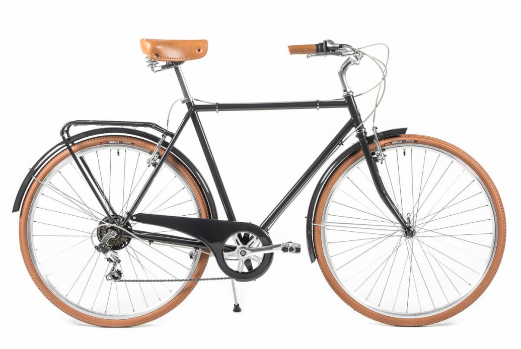 Bicyclette Capri Lyon noir-brun 7 vitesses