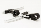 Comprar Manetas freno Saccon Cromado / Negro Pareja