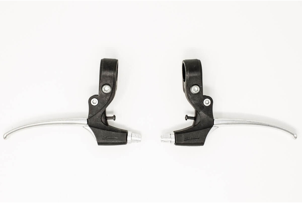 Comprar Manetas freno Saccon Cromado / Negro Pareja