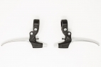 Comprar Manetas freno Saccon Cromado / Negro Pareja