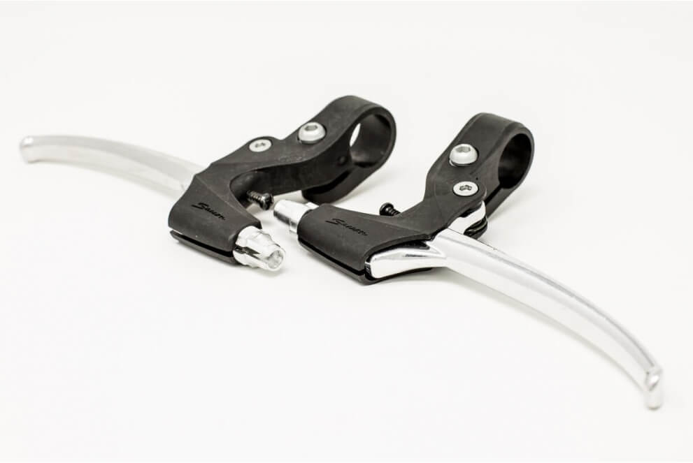 Comprar Manetas freno Saccon Cromado / Negro Pareja