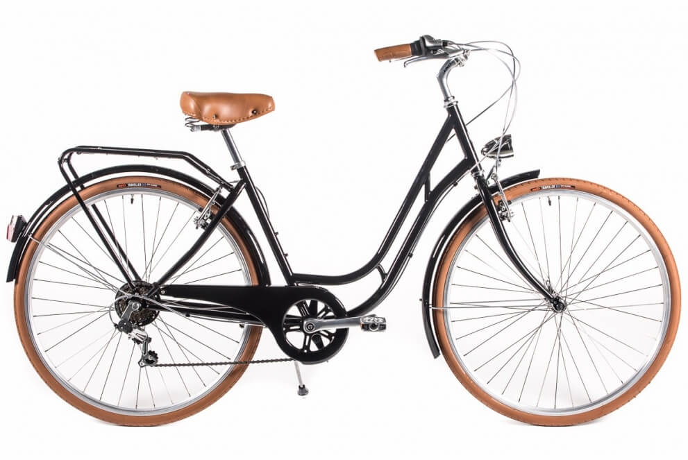 Comprar Bicicleta de Paseo Capri Berlin Negro 7 velocidades - Reacondicionada