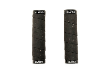 Black bike Clarks grips