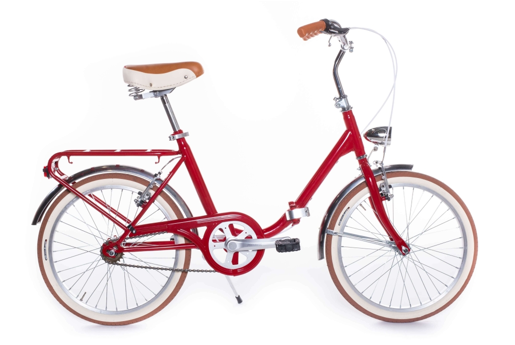 Bambina Folding Bicycle Bordeaux Red