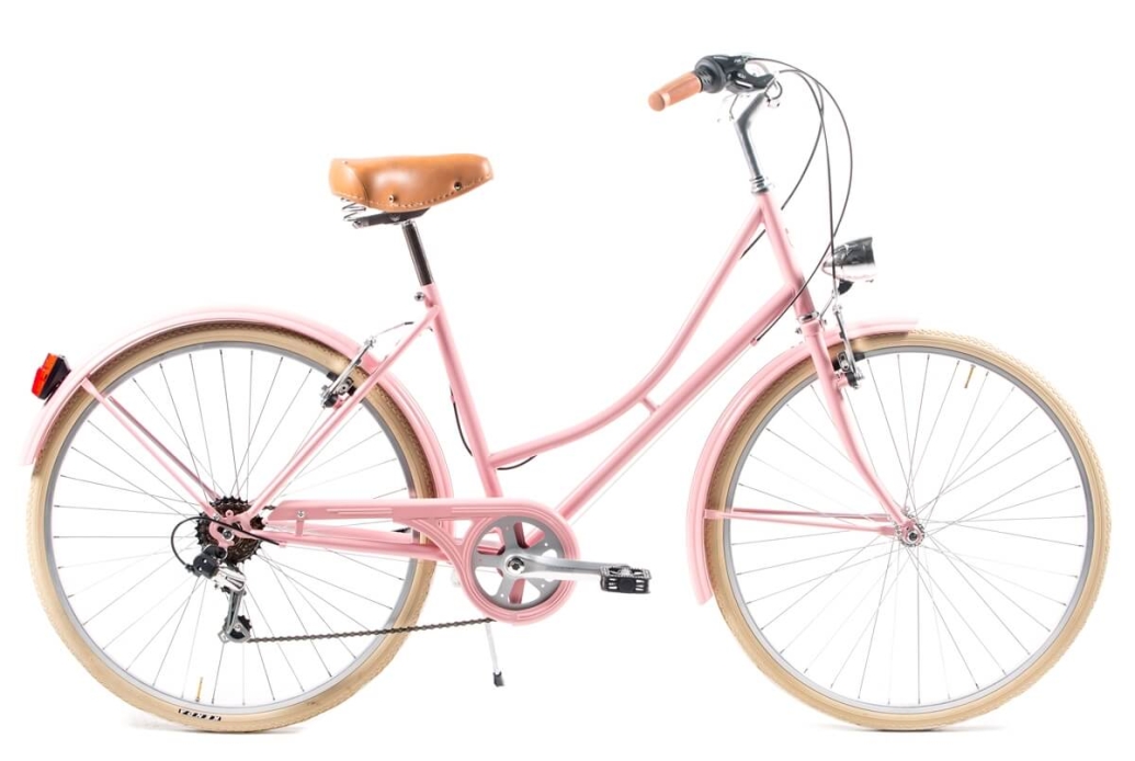 Vintage Capri Valentina pink lavender vintage touring bicycle