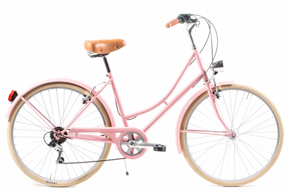 Comprar Bicicleta de paseo vintage Capri Valentina rosa lavanda