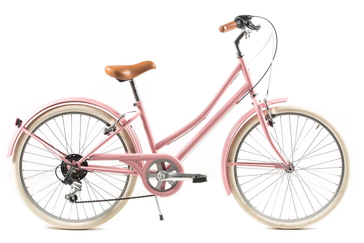 Bicicleta Vintage para Niñas Capri Carolina Rosa, Bicicletas Clásicas  Infantiles