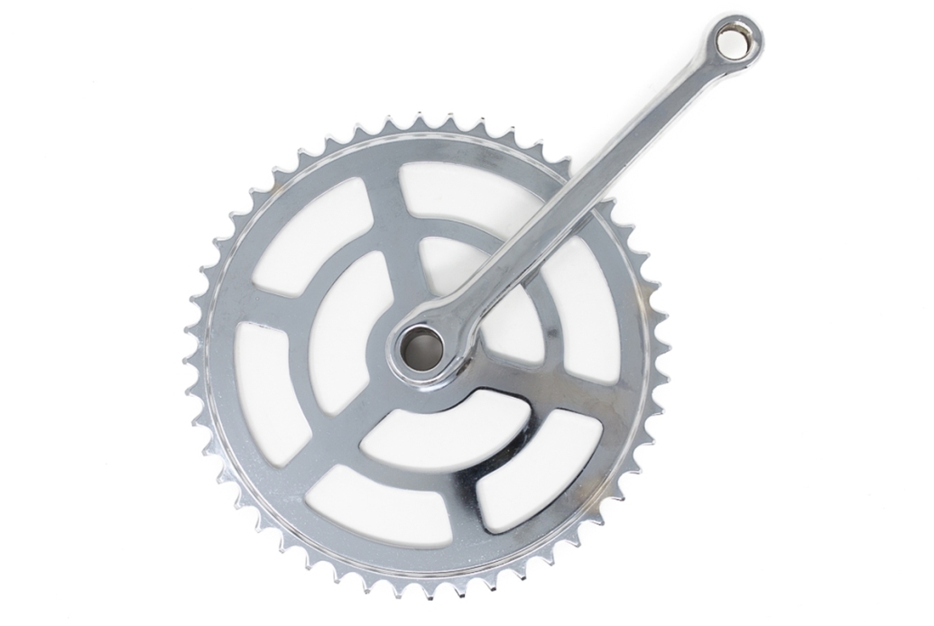 IND retro crankset 44 T chrome-plated for cotter pin