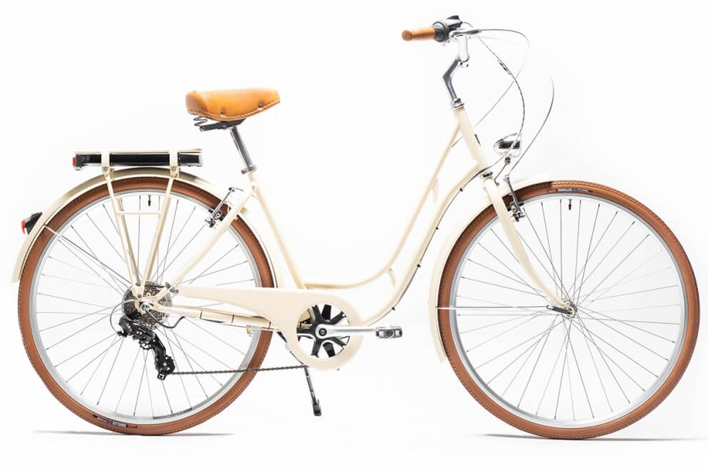 Comprar Bicicleta eléctrica Capri Berlin crema 7V - Reacondicionado