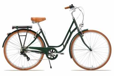 Comprar Bicicleta eléctrica Capri Berlin verde ingles 7V
