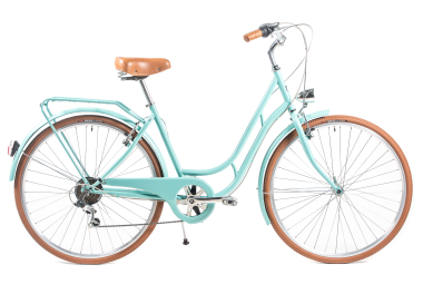 Comprar Bicicleta de paseo Capri Berlin aquamarina-marrón 7V