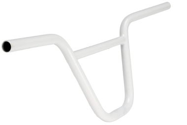 BMX steel handlebars white