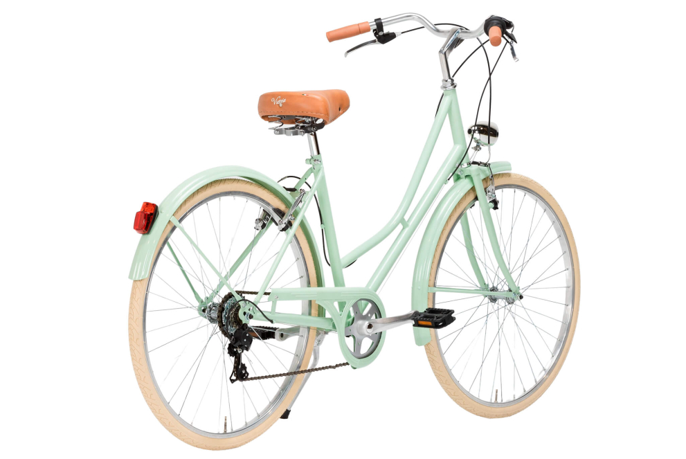 Comprar Bicicleta de paseo vintage Capri Valentina verde pastel