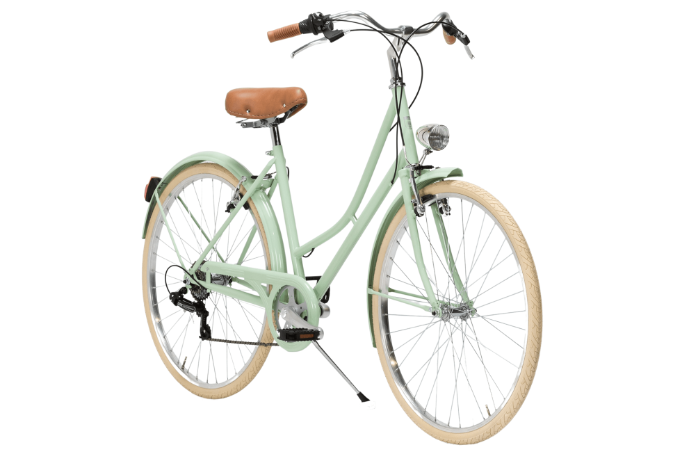 Comprar Bicicleta de paseo vintage Capri Valentina verde pastel