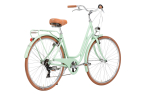 Comprar Bicicleta de paseo Capri Berlin verde-miel 7V