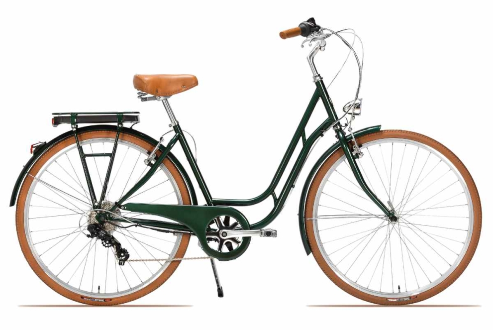 Comprar Bicicleta eléctrica Capri Berlin verde ingles 7V - Reacondiconado