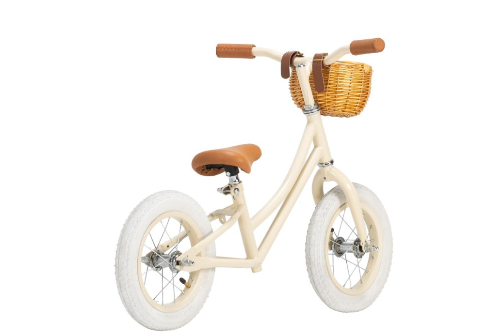 Bicicleta sin pedales Capri Kiddo crema ( Sin cesta)