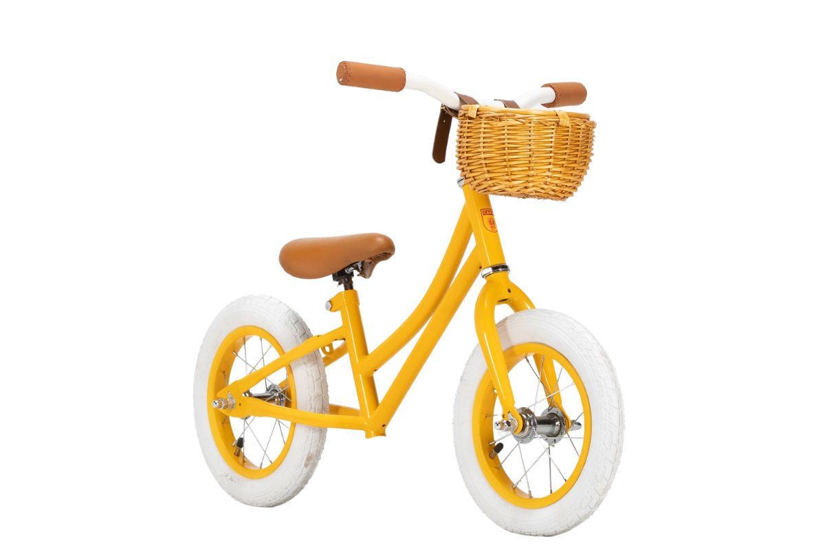 Capri Kiddo Mustard Pedalless Bicycle Capri Kiddo Mustard Children s Bikes Biciclasica