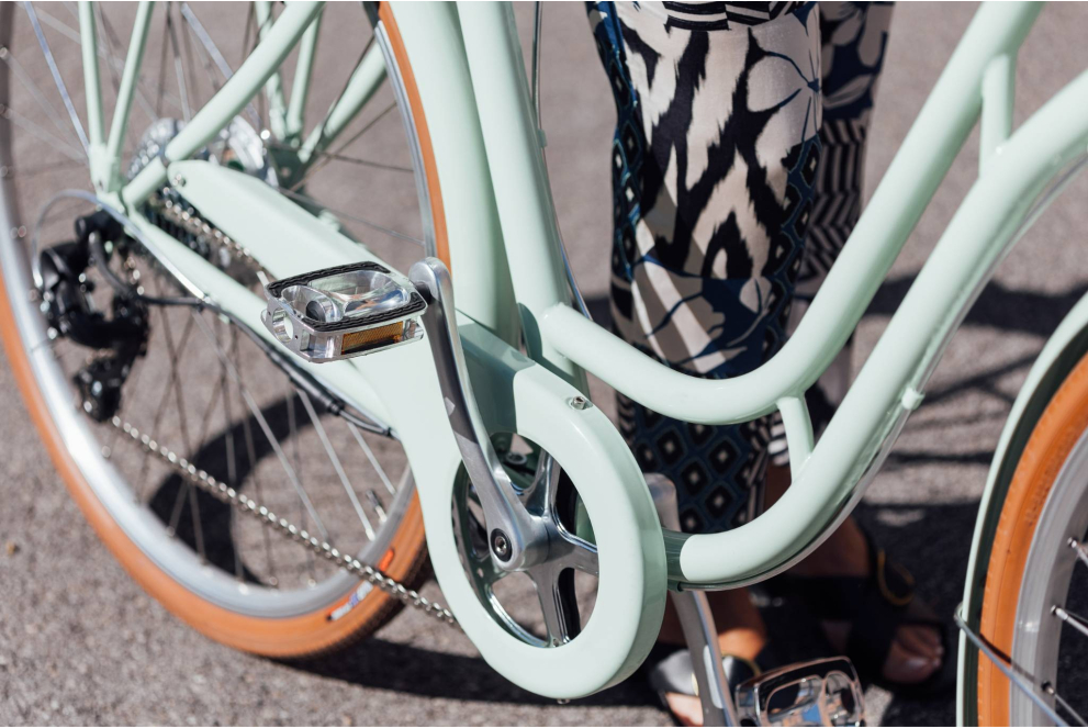 Comprar Vélo électrique Capri Berlin vert pastel 7V