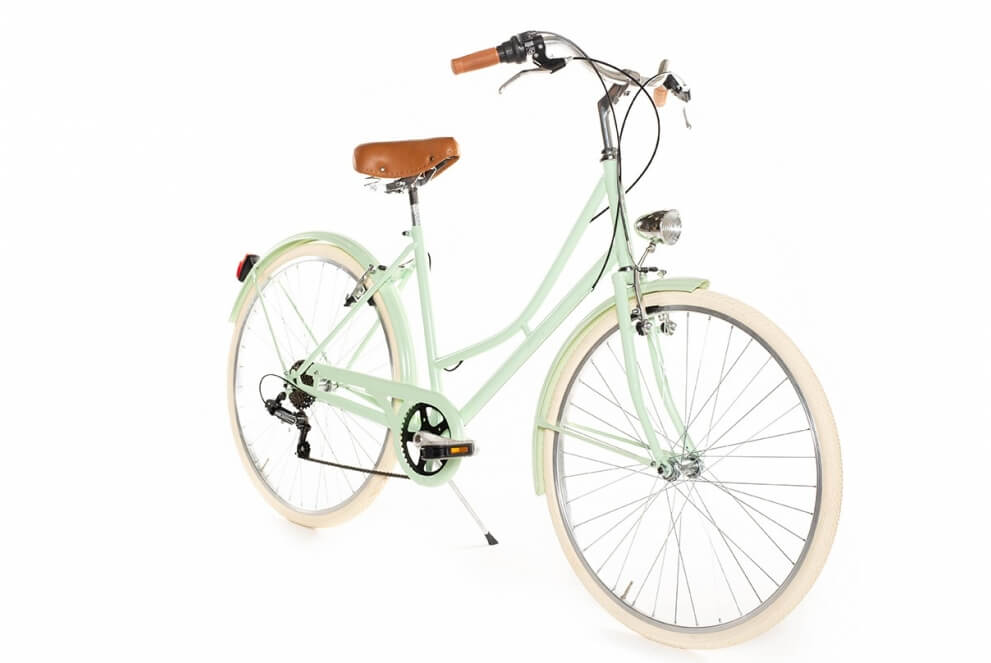 Comprar Bicicleta de paseo vintage Capri Valentina verde pastel - Reacondicionado