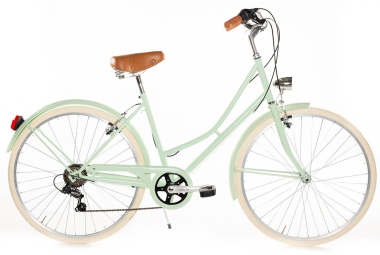 Comprar Bicicleta de paseo vintage Capri Valentina verde pastel - Reacondicionado