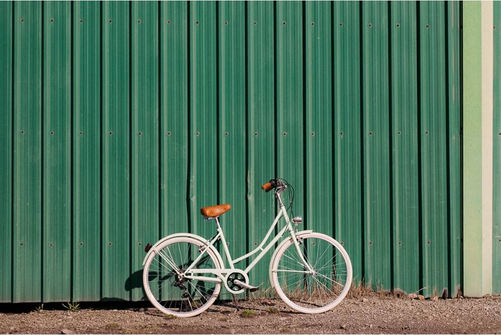 Comprar Bicicleta de paseo vintage Capri Valentina verde pastel - Reacondicionado