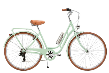 Comprar Bicicleta eléctrica Capri Berlin 3 verde pastel 7V