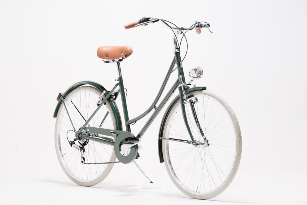 Comprar Bicicleta de paseo vintage Capri Valentina Verde Inglés