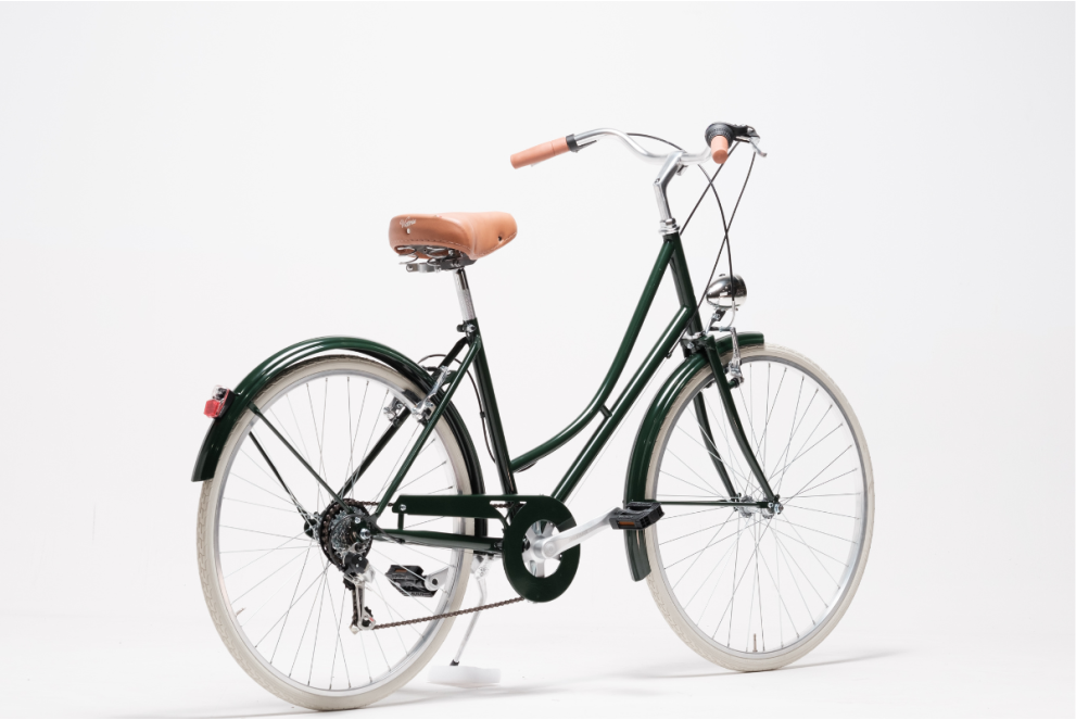 Comprar Bicicleta de paseo vintage Capri Valentina Verde Inglés