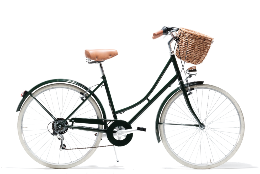 Comprar Bicicleta de paseo vintage Capri Valentina Verde Inglés