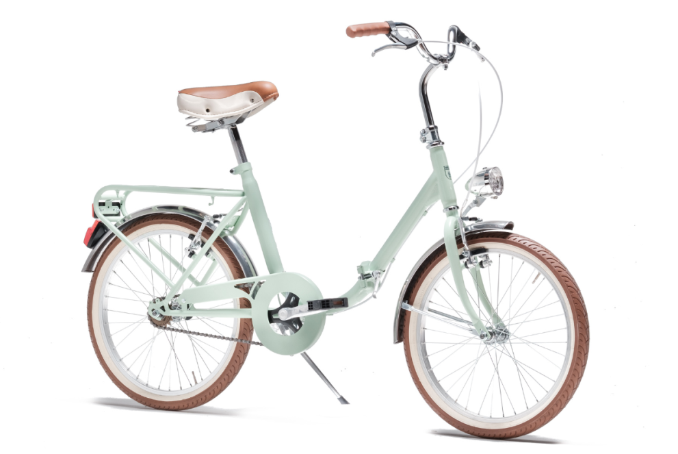 Comprar Bicicleta plegable Bambina Verde Pastel Reacondicionado