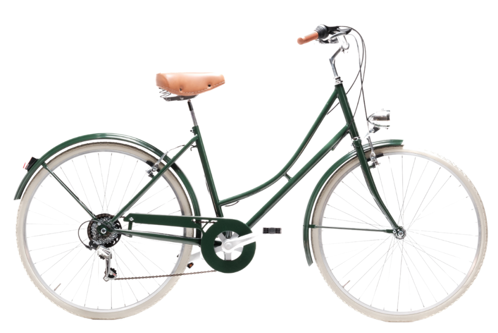 Comprar Bicicleta de paseo vintage Capri Valentina Verde Inglés