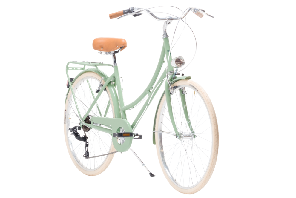 Comprar Bicicleta de paseo vintage Capri Valentina verde pastel +
