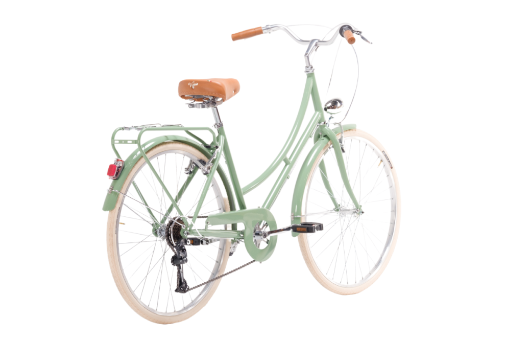 Comprar Bicicleta de paseo vintage Capri Valentina verde pastel +