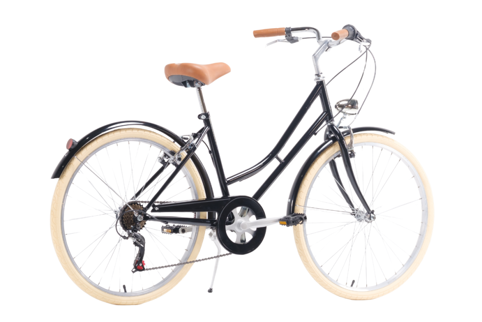 Comprar Bicicleta de paseo vintage Capri Barcelona Negro-Crema. - BCCABANC21 2022