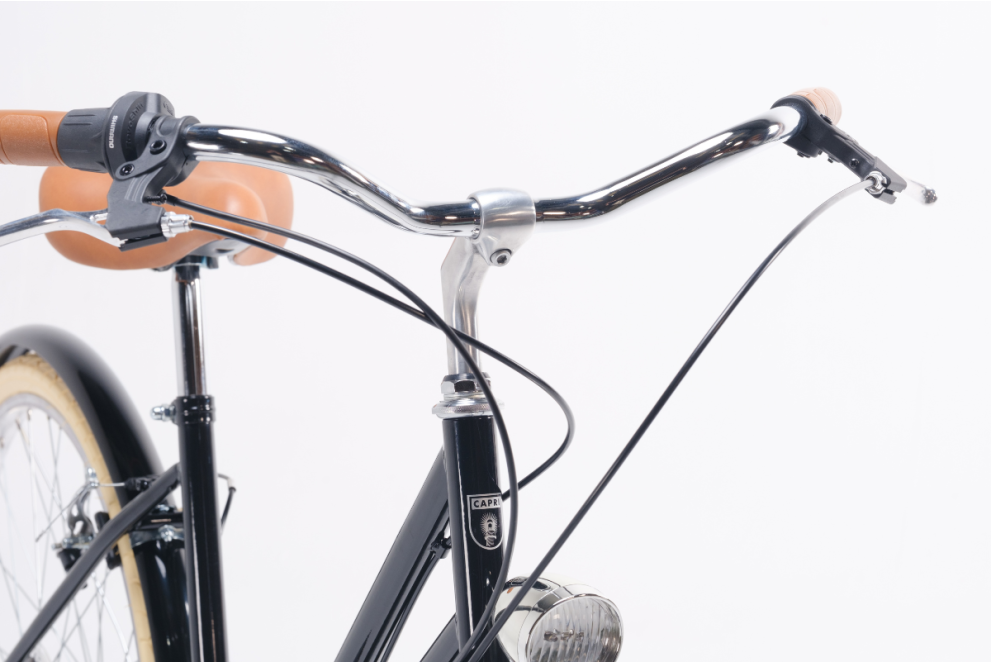 Comprar Bicicleta de paseo vintage Capri Barcelona Negro-Crema. - BCCABANC21 2022