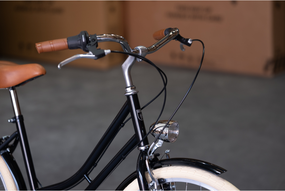 Comprar Bicicleta de paseo vintage Capri Barcelona Negro-Crema. - BCCABANC21 2022