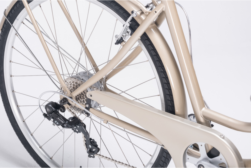 Comprar Bicicleta eléctrica Capri Berlin 3 Champagne 7V - OUTLET