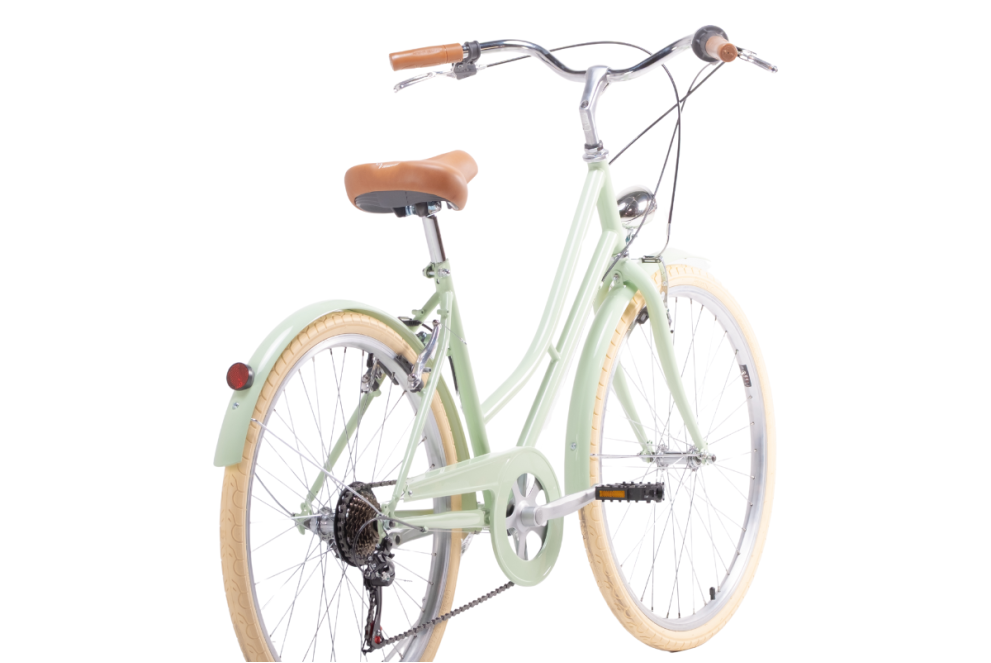 Comprar Bicicleta de paseo vintage Capri Valentina verde pastel