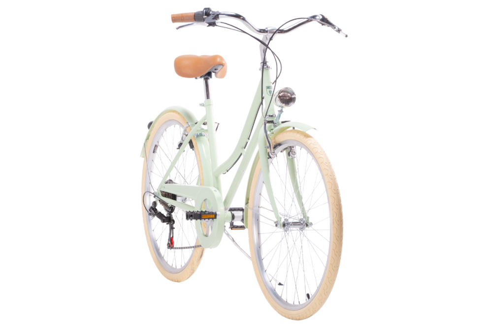 Comprar Bicicleta de paseo vintage Capri Valentina verde pastel