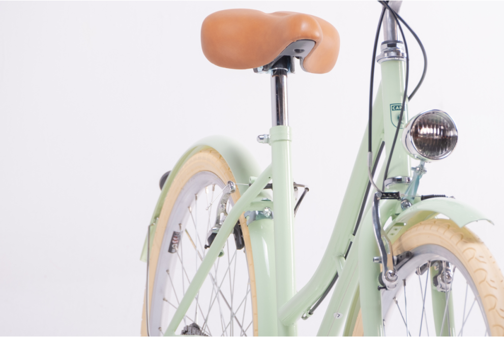 Comprar Bicicleta de paseo vintage Capri Valentina verde pastel