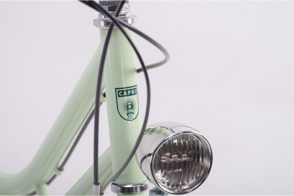 Comprar Bicicleta de paseo vintage Capri Valentina verde pastel