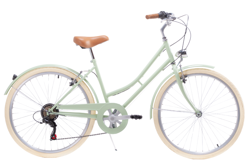 Comprar Bicicleta de paseo vintage Capri Valentina verde pastel - OUTLET